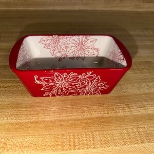 Blue harbor baking dish Red Floral Ceramic Serving Dish Decorative Christmas